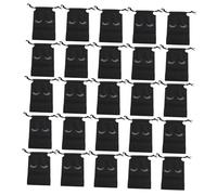Anneome 100Pcs Travel Cosmetic Organizer Bags Small Drawstring Makeup Pouches Lightweight EVA Material Dustproof Moisture Resistant for Women Storage and Outdoor Use Random Color