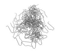 Anneome 100pcs U Shaped Metal Sewing Springs Bobbin Case Spring Retaining Clips Quick Setup Thread Retention Compatible with Multiple Sewing Machines for Efficient Repair and Assembly