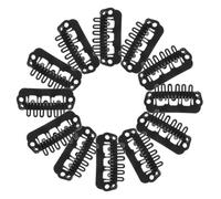 Anneome 100pcs Wig Clips Snap Clips Hair Extensions Hairpieces U Shape Tools