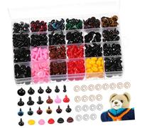 Anneome 1028 Pcs Crochet Safety Eyes for Dolls and Realistic and Cute Craft Eyes for Handmade Amigurumi for Crochet Animals and DIY Projects