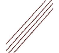 Anneome 10m Glass Crystal Rhinestone Chain Trim 2mm Dark Purple for Sewing DIY Jewelry Bridal Veil and Garment Crafts