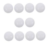 Anneome 10pcs 10mm White Jade Flat Back Cabochons Polished Round Natural Stone Beads for DIY Jewelry Making Earrings Hairpin Ring Accessories