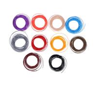 Anneome 10pcs Abs Pen Filament Refills Each Roll Compatible with Standard Printers High Strength Printer Supplies Random Color