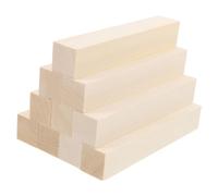 Anneome 10pcs Basswood Blocks Wood Kit Soft Carvable Blocks for DIY Crafts Beginners and Professional Artists Sturdy Wood Sticks for Whittling and Detailed Patterns