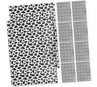 Anneome 10pcs Cow Print Wrapping Paper for Box Decoration Easy-cut Black and White Packaging Festival Wrap for DIY Crafts and Party Presents
