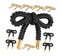 Anneome 10pcs DIY Sweater Buttons Zinc Alloy Metal Decorative Vintage Cloak Clasps for Knitted Garments Coats Cardigans Shirts Light Gold Black