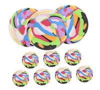 Anneome 10Pcs Elastic Golf Training Balls Durable Colored Balls for Indoor Practice for Adults for Backyard School and Stadium Use