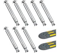 Anneome 10pcs Expansion Bolts Screw Ground Screws for Shed Foundation High Rust Resistance and Wear-resistant Iron Material for Driveways and Speeds Bumps in Concrete Roads Equipment