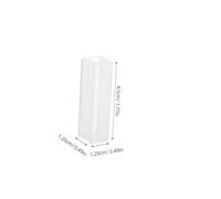 Anneome 10pcs Glass Cuvettes Optical Path Reusable Sample Cells for Accurate Colorimetric Analysis Laboratory Glassware with High Transparency and Chemical Resistance