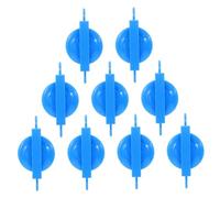 Anneome 10pcs Heavy Duty Plastic Pulley Teaching Tool for Mechanics Education Sturdy Physics Experiment Kit with Single Pulley Blocks for Student Learning and Lifting Demonstrations