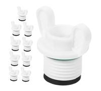 Anneome 10pcs Hot Water Bottle Replacement Plugs Silicone Stopper Caps with Double Gaskets for Hot Water Bags Hand Warmer Bag Covers Thermal Bottle Sealing Accessories