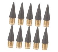 Anneome 10Pcs Inkless Pencil Refills Everlasting Graphite Replacement Nibs for Smooth Writing Ergonomic Design No Sharpening Needed Tips for Students Office and School Use
