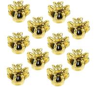 Anneome 10pcs Mini Crown Charms for DIY Jewelry Making Durable Bracelet Necklace Pendants Creative Crown Shaped Beads for Craft Projects for Beading Art Crafts