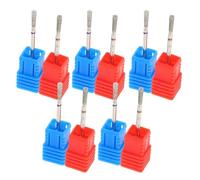 Anneome 10pcs Nail Drill Bit Inverted Umbrella Shape Carbide Cuticle Remover Bits for Manicure Polish and Dead Skin Removal Compatible with All Nail Grinding Machines