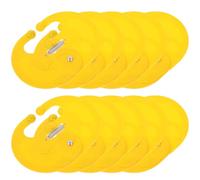 Anneome 10pcs Plastic Calf Weaning Tool Cattle Nose Clip Cow Nose Rings with Rational Design Prevent Suckling for Calves Livestock Farm Use