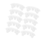 Anneome 10pcs Plastic Nail Soaking Bowls for Manicure Hand Care Finger Separating Soak Bowls for Polish Remover for Salon and Home Use