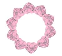 Anneome 10pcs Polished Love Turquoise Blocks Mineral Stone Hearts Decorative Decoration Shape Valentine Making Natural Craft DIY Accessory Indoor Heart Adornment Scene Layout Adorn Pink