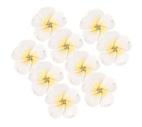 Anneome 10pcs Polymer Clay Hawaiian Flower Charms for DIY Hair Clips for Crafting Headbands Wedding Parties and Creative Projects for Handmade Accessories