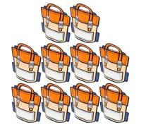 Anneome 10pcs Reusable Resealable Packaging Party Favor Bags Packaging Bags with Resealable Design Compact and Portable Stylish on The Go Surprises and Events