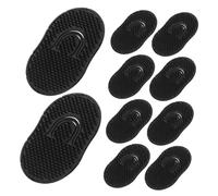 Anneome 10pcs Silicone Hair Scalp Massager Comb for Men Portable Mini Pocket Palm Comb with Soft Bristles Gentle Scalp Care Brush for Travel and Daily Hair Massage
