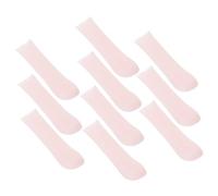 Anneome 10pcs Silicone Sleeve Ear Spoon Wax Remover Gentle Spoon Tips Replacement Ear Cleaning Wax Removal Adults Covers Scooper Cleaning Tools Silica Gel Pink