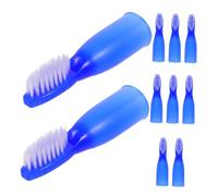 Anneome 10Pcs Soft Bristle Mini Toothbrush with Large Handle and Short Safety Design for Prisons Rehabilitation Centers Gentle Cleaning Portable Teeth Brush