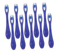 Anneome 10pcs Travel Toothbrushes for Secure Facilities Short Handle Soft Bristles Design for Prisons Psychiatric Hospitals Detention Centers Teeth Cleaning