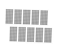 Anneome 10sheets Reflective Marker Dots for Scanning High Visibility Scanning Reflection Points Film Compatible Various