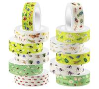 Anneome 12 Rolls Washi Tape Stickers 12 Rolls Insect Butterfly Dragonfly