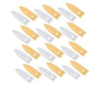 Anneome 12Pairs Copper Zinc Electrodes for Fruit Battery Science Experiments Zinc Strips for Plating High Conductivity Anode Sheets for Middle and Elementary School Physics Education