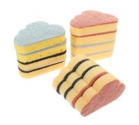 Anneome 12pcs Cloud Shaped Creative Cleaning Sponge for Kitchen Home Practical Dish Cup Bowl Cleaning