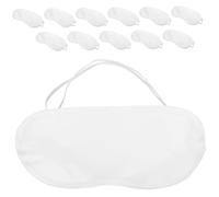 Anneome 12pcs Disposable Blank Eye Covers for Sleeping Travel Home Office Comfortable Eye Masks Game Blindfolds