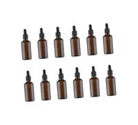 Anneome 12pcs Dropper Bottle Essential Oil Mixing Bottle Glass Material Refillable