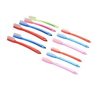 Anneome 12Pcs Hard Bristle Toothbrush for Adults Cleaning for Teeth Stains for Daily and Travel Use Safe and Sanitary Design