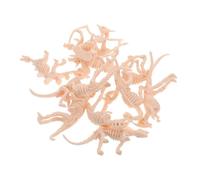 Anneome 12pcs Plastic Dinosaur Skeleton Model Kit for Educational Sandbox Play and Archaeological Exploration Realistic Dinosaur Bones for Birthday Party Decorations and Science Learning
