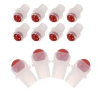 Anneome 12pcs Red Agate Jade Stone Roller Balls for Essential Oil Bottles Roller Tops with Inner Plug and Orifice Reducer Travel Perfume Bottle for Aromatherapy and Skincare