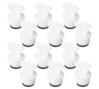 Anneome 12pcs Rubber Hot Water Bottle Plugs High Temperature Resistant Leakproof Stoppers for Warm Water Bags Replacement Caps with Threaded Design for Easy Use and Extended Lifespan