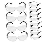 Anneome 12pcs Safety Goggles Lab Protective Eyewear with High Transparency Lenses Scratch Design for Students Science Experiments