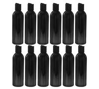 Anneome 12pcs Shampoo and Body Wash Refill Bottles Plastic Empty Bottles Disc Top Caps for Shower Gel Storage Travel Toiletries as Skincare Travel Containers