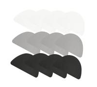 Anneome 12Pcs Shoe Heel Repair Patches Self-Adhesive Boot Repair Stickers PU Material Multi-Color for Preventing Wear and Extending Shoe Life