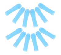 Anneome 12pcs Soft Silicone Ear Spoon Covers Reusable Earwax Removal Tool Sleeves for Teens Adults Family Ear Health Care Compatible with Various Spoons