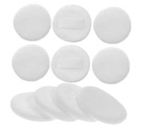 Anneome 12Pcs Woman Cosmetic Velvet Makeup Powder Puff Soft Cotton Face Applicators for Loose and Pressed Powder Home and Salon Use