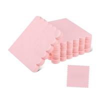 Anneome 150 Pcs Light Pink Scalloped Dinner Napkins Disposable Paper Napkins for Weddings Birthdays Parties Soft Practical Bulk with Unique Design