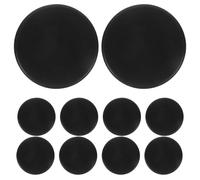 Anneome 15pcs Air Hockey Pucks Replacement for Table Game Training Black Ice Hockey Pucks Compatible with Standard Pushers and Goals Realistic Weight for Indoor and Outdoor Practice