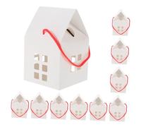 Anneome 15pcs Candy Cookies Gift Box Like Candies Birthday Shaped House Shaped Decor Miss Include Party Treat Smash Dad Xmas Boxes for Bags for Sweets Boyfriend with
