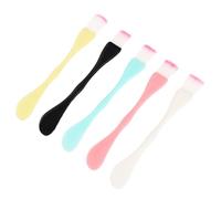 Anneome 15pcs Multifunctional Double-head Applicator Brush for Facial Masks Plastic Material Random Colors Even Mask Application Suitable for Home and Beauty Salon Use Random Color