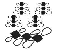 Anneome 15pcs Tactical Elastic Webbing Straps for Backpack Gear Organization Resilient Outdoor Binding Ribbons for Camping Hunting Travel with Balanced Load Distribution and Enhanced Grip