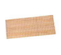 Anneome 15pcs Wooden Quilting Rulers Single Side Clear Scale Durable Wood Measurement Tools for School Office Home Projects with Stable Square Edge