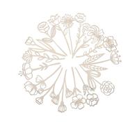 Anneome 16pcs Wooden Flower Signs Rustic Wildflower Cutouts for DIY Crafting Wood Flowers for Table Centerpieces and Home Decor Blank Wood Floral Art Decorations