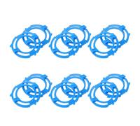 Anneome 18pcs Head Retaining Rings Replacement for S5000 Electric Rotary, Plastic Material with Quick System and Longer Working Life, Compact and Stylish Design for Travel and Bathroom